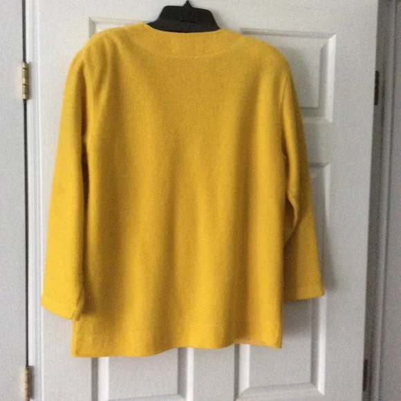 Unique Bernardo yellow 100% wool 3 season jacket LAST CALL - FINAL!!!!! - Picture 4 of 6